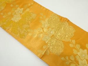 アンティーク　桐模様織り出し袋帯（着用可）